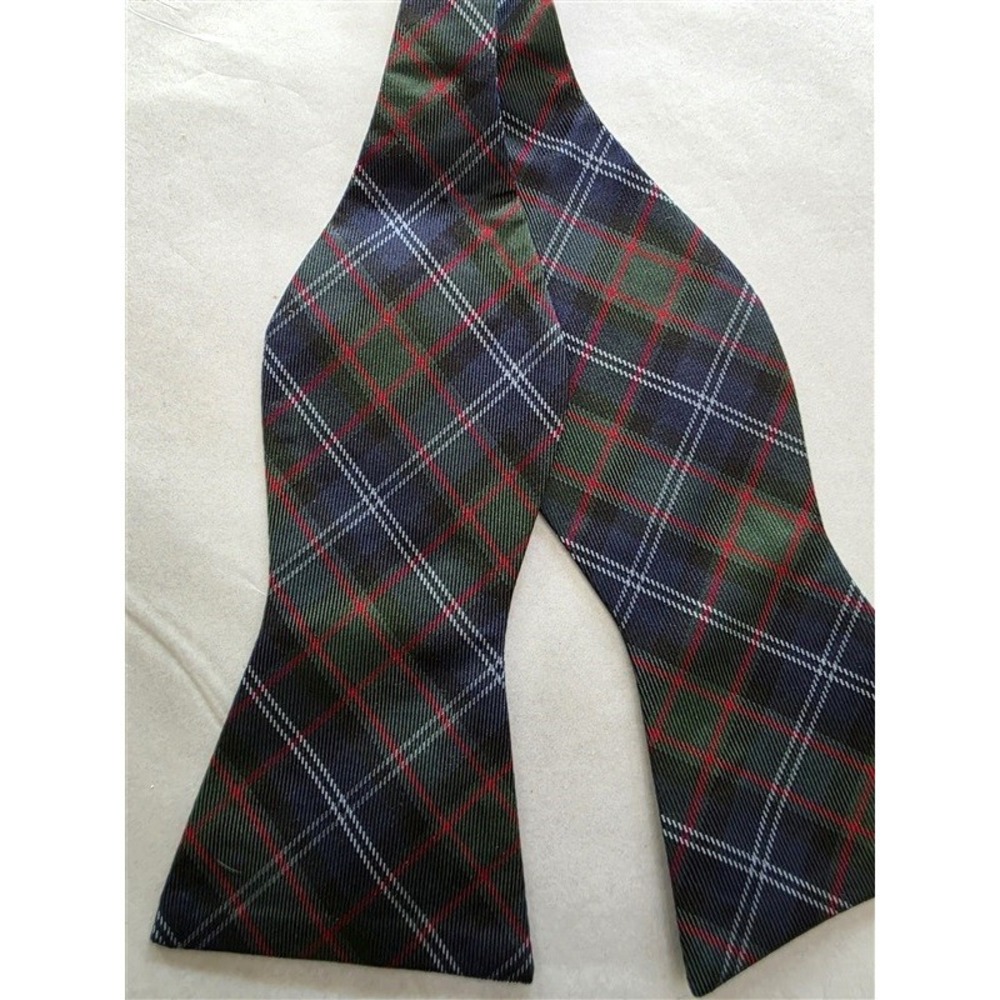 NWT Westbury Red Blue White Plaid Bow Tie Formal Classic Style 125788